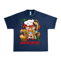 Navy baker life gnome Urban Heavy Tee - BarkalooDesign