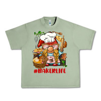 Oil Green baker life gnome Urban Heavy Tee - BarkalooDesign