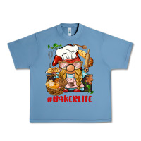 Pebble Blue baker life gnome Urban Heavy Tee - BarkalooDesign