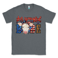 Charcoal Heather Western Star Spangled Baby Cow Classic Tee - LillyAllenDesigns