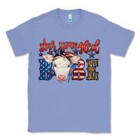 Western Star Spangled Baby Cow Classic Tee | Teevron