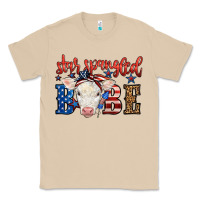 Mushroom Western Star Spangled Baby Cow Classic Tee - LillyAllenDesigns