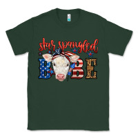 Sports Green Western Star Spangled Baby Cow Classic Tee - LillyAllenDesigns