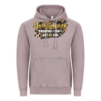 Vintage Zinc god fidence knowing i can't but he can Vintage Hoodie - Artiststas