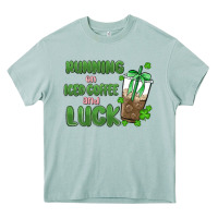 Arona iced coffee and luck Heavy Core Tee - MaliasSmallBusiness