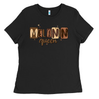 Black melanin queen Ladies Tee - MaliasSmallBusiness