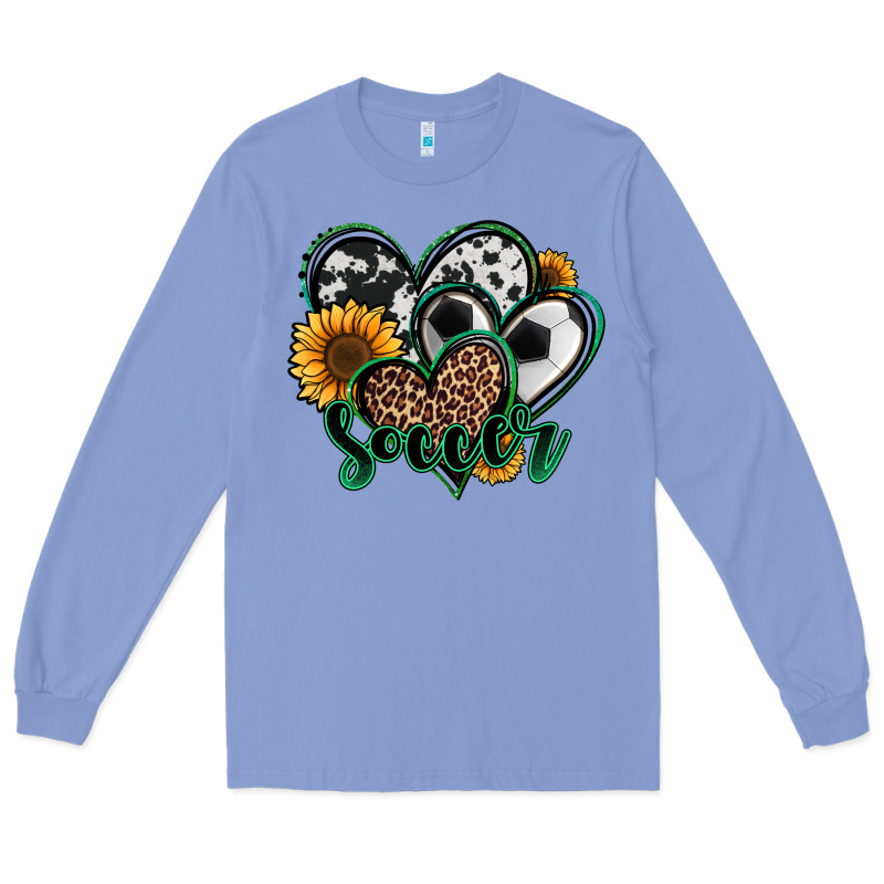 Soccer Hearts Long Sleeve Tee by Jasminsmagicworld | Teevron