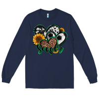 Navy soccer hearts Long Sleeve Tee - Jasminsmagicworld