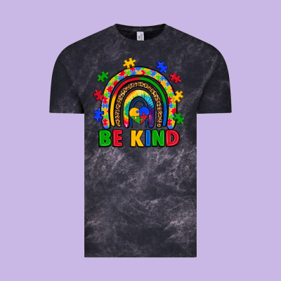 Autism Awareness Rainbow Vintage Tee Designed By Artiststas