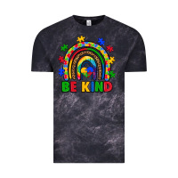 Cloud Black autism awareness rainbow Vintage Tee - Artiststas