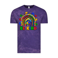 Cloud Purple autism awareness rainbow Vintage Tee - Artiststas