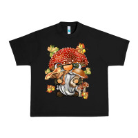 Black mushroom gnome Urban Heavy Tee - BarkalooDesign