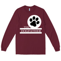 Burgundy The Dog Father Long Sleeve Tee - Bettercallsaul