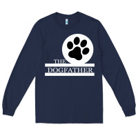 Navy The Dog Father Long Sleeve Tee - Bettercallsaul