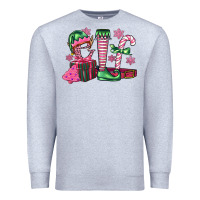 Heather Grey elf Premium Sweatshirt - FaDigitalArtStudio