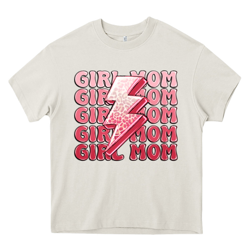 Girl Mom Heavy Core Tee by MaliasSmallBusiness | Teevron