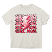 Cream girl mom Heavy Core Tee - MaliasSmallBusiness