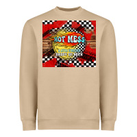 Hot Mess Daddy Of Both Heavyweight Sweatshirt | Teevron