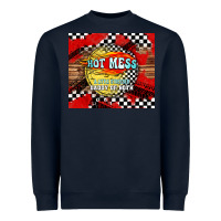 Navy hot mess daddy of both Heavyweight Sweatshirt - TumblerDesignByShophia