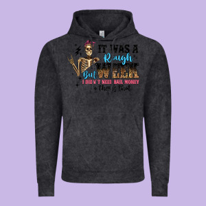It Was A Rough Week But I Didn T Need Bail Money S Vintage Hoodie Designed By Artiststas