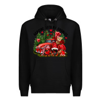 Black Valentine's Day hanging with my gnomies Premium Hoodie - FaDigitalArtStudio
