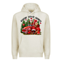 Oatmeal Heather Valentine's Day hanging with my gnomies Premium Hoodie - FaDigitalArtStudio