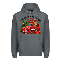 Rock Valentine's Day hanging with my gnomies Premium Hoodie - FaDigitalArtStudio