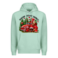 Seafoam Valentine's Day hanging with my gnomies Premium Hoodie - FaDigitalArtStudio