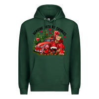 Sports Green Valentine's Day hanging with my gnomies Premium Hoodie - FaDigitalArtStudio
