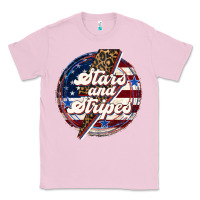 Bubblegum Pink Western Stars and Stripes 4th of July Classic Tee - LillyAllenDesigns