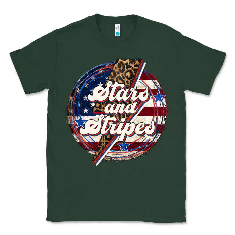 Western Stars And Stripes 4th Of July Classic Tee by LillyAllenDesigns | Teevron