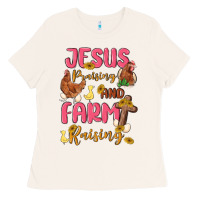Bone jesus praising and farm raising Ladies Tee - MaliasSmallBusiness