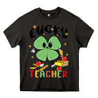 Asphalt lucky teacher Heavy Core Tee - MaliasSmallBusiness