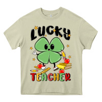Mossy lucky teacher Heavy Core Tee - MaliasSmallBusiness