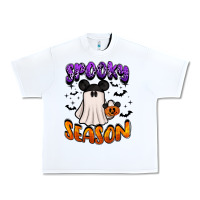 White spooky season Urban Heavy Tee - BarkalooDesign