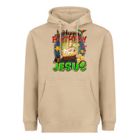 Mushroom happy birthday jesus Heavyweight Hoodie - FaDigitalArtStudio