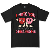 Black i hate you less than other people Premium Tee - MaliasSmallBusiness