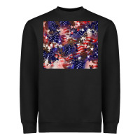 Black American flag sparkly  tumbler Heavyweight Sweatshirt - HowdyJamesFarm