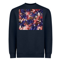 Navy American flag sparkly  tumbler Heavyweight Sweatshirt - HowdyJamesFarm