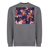 Storm American flag sparkly  tumbler Heavyweight Sweatshirt - HowdyJamesFarm
