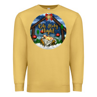 Antique Gold oh holy night Premium Sweatshirt - BundleAndBundleShop