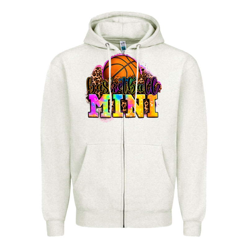 Basketball Mini Zipper Hoodie by OliviaCreatesArt | Teevron