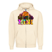Sandshell basketball mini Zipper Hoodie - OliviaCreatesArt