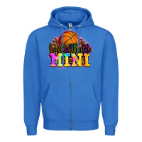 True Royal basketball mini Zipper Hoodie - OliviaCreatesArt
