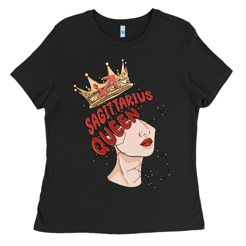 Sagittarius Queen Ladies Tee by MaliasSmallBusiness | Teevron