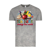 Cloud Rock teachers change the world Vintage Tee - Artiststas