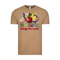 Vintage Coffee teachers change the world Vintage Tee - Artiststas