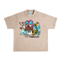 Nurse Life Western Sunflower Gemstone Nurse Urban Heavy Tee | Teevron