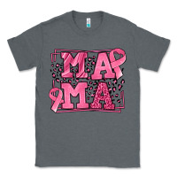 Charcoal Heather Breast Cancer Awareness mama Classic Tee - LillyAllenDesigns