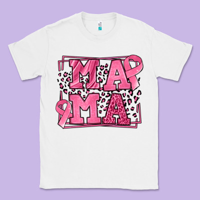 Breast Cancer Awareness Mama Classic Tee Designed By Lillyallendesigns